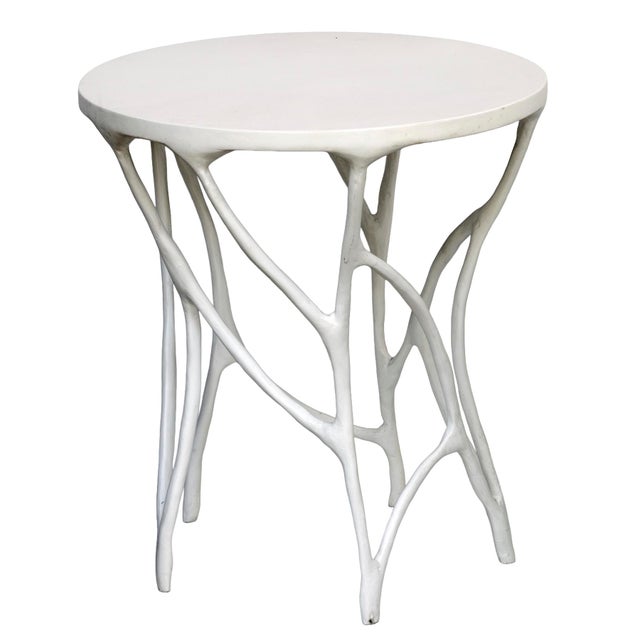 Made Goods Vintage Aldrich Accent Table by Made Goods For Sale - Image 4 of 7