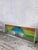Vintage Geometric Stained Leaded Glass Window Panel For Sale - Image 5 of 10