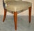 English Elm Hall Chairs with Damask Upholstery, Set of 2 For Sale - Image 12 of 18