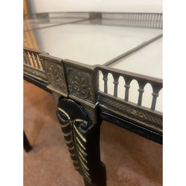 Mid 19th Century Gilt Bronze Three Piece Surtout De Table on Low Stands For Sale - Image 11 of 12