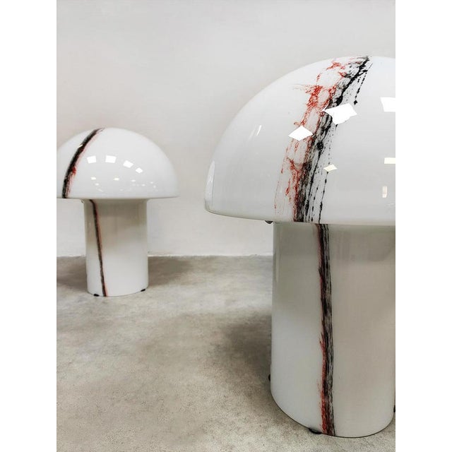 Vintage vibes! This XL 'Lido' glass mushroom table lamp from Peill & Putzler is beautiful in any interior. A beautiful...