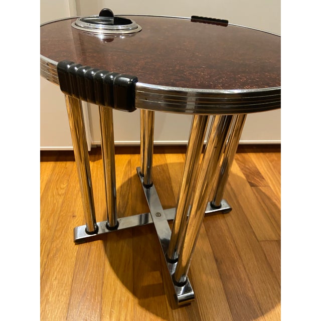 Art Deco Smoking Stand With Removable Ashtray For Sale - Image 10 of 12