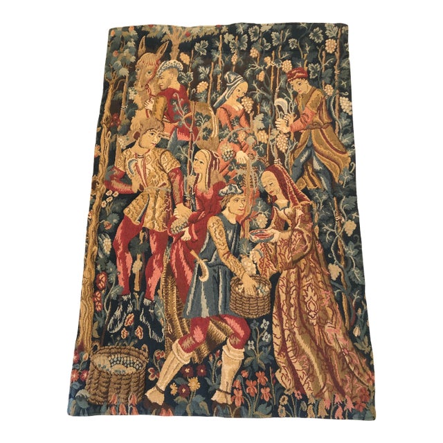 Old World Style Figural European Tapestry For Sale