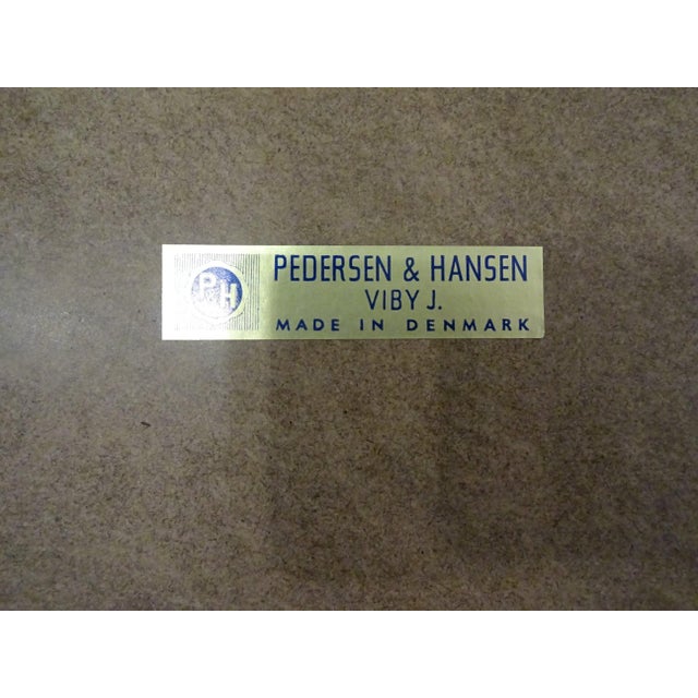 Large Teak Mirror by Bernhard Pedersen for Viby J. Møbelfabrik, Denmark, 1960s For Sale - Image 4 of 13