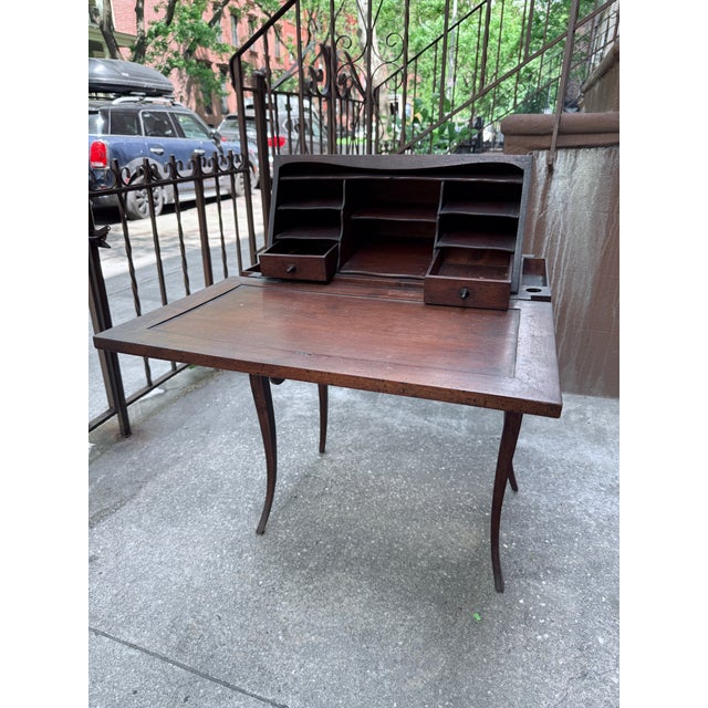 19th Century French Provencial Antique Petite Secrétaire/Side Table/Writing Desk For Sale - Image 15 of 18