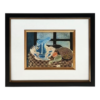 Braque 1946 La Cuvette Bleue 3 Framed For Sale
