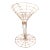 Mid 20th Century Large Figural Wire Frame Martini Glass Store Display With Sign Frame For Sale