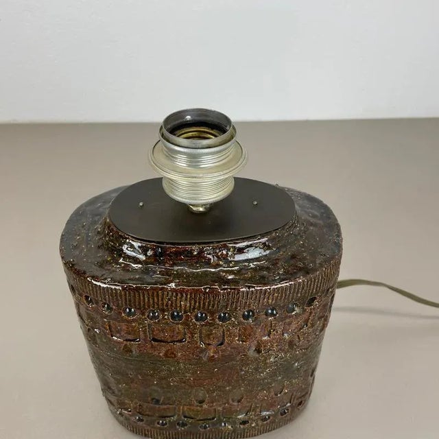 1970s Large Ceramic Table Light attributed to Bitossi, 1970s For Sale - Image 5 of 18