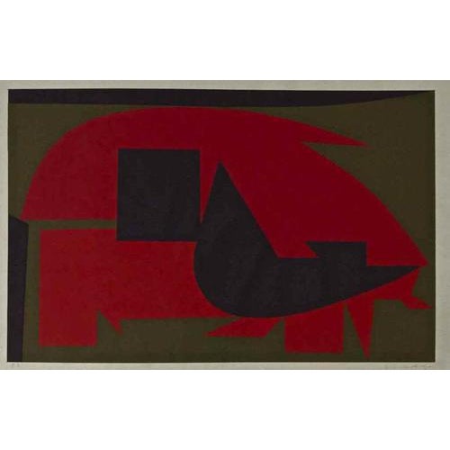 Screen print on wove paper realized in 1949. Hand signed and numbered in pencil. Edition of 100. Very good condition. This...