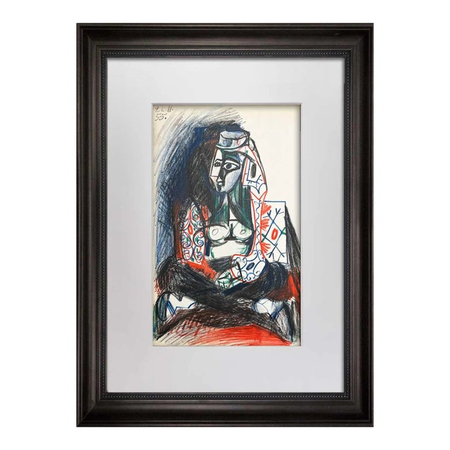 Pablo Picasso Limited Edition Lithograph No. 332, Éditions Cercle d'Art Paris 1959, Custom Framed For Sale