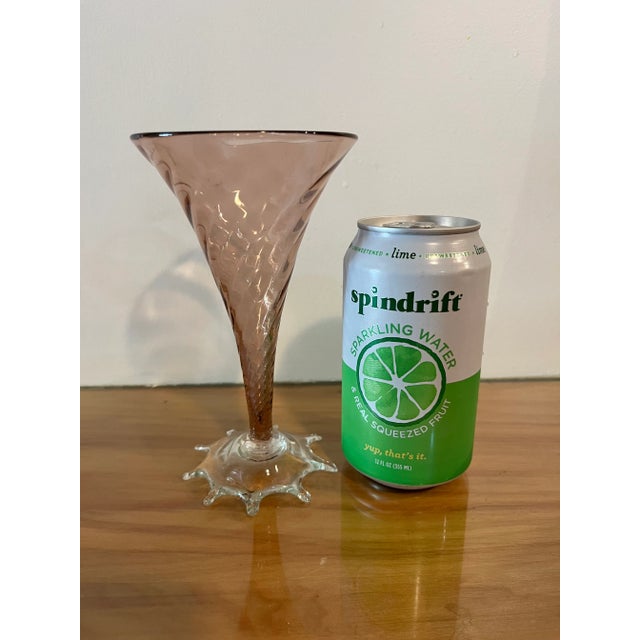 1990s Pink Hydrangea Vase For Sale In Sacramento - Image 6 of 7