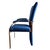 1980s 1980s Carson’s of High Point Blue Velvet & Brass Dining Chairs, Set of Four For Sale - Image 5 of 16