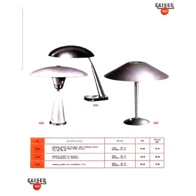Mid-Century Modern 6767 Table Lamp from Kaiser Idell / Kaiser Leuchten For Sale - Image 3 of 15