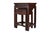 Set of 2 (two) Antique Chinese Rosewood Nesting Tables With Traditional Horse Hoof Feet. Mid-20th Century. Featuring a...