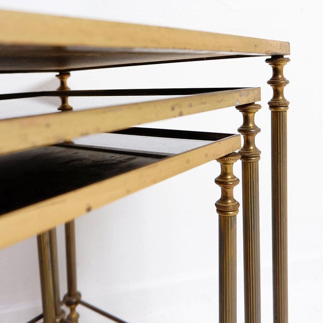 Mid-Century Modern Nesting Tables, 1970s, Set of 3 For Sale - Image 6 of 16