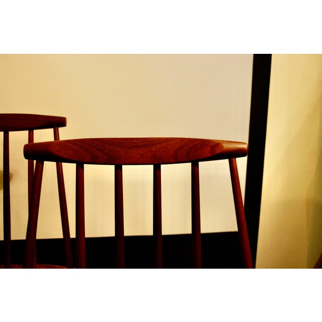 Four J77 Model Chairs by Folke Plasson for FDB, 1960, Set of 4 For Sale - Image 3 of 10