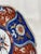Brick Red Mid 20th Century Hand Painted Porcelain Imari Plate Charger For Sale - Image 8 of 17