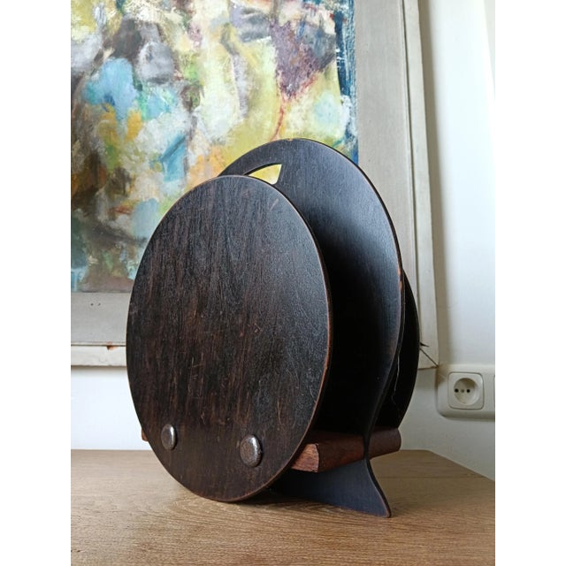 Modernist Magazine Rack, 1920s For Sale - Image 6 of 11