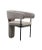 Sabrina Dining Armchair in Gray For Sale - Image 4 of 7