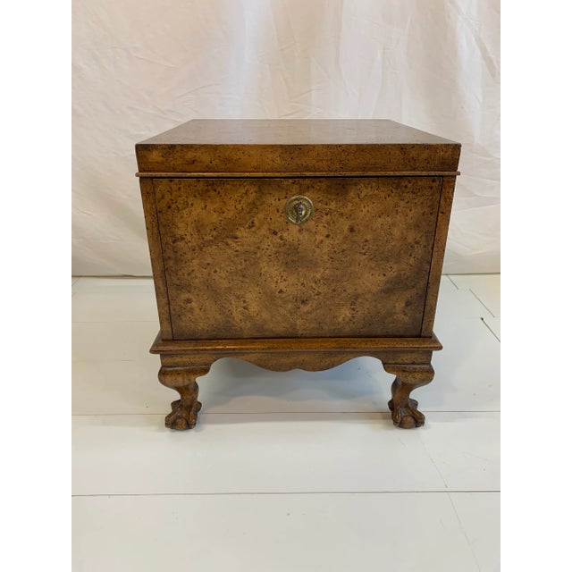 1940s Vintage Weiman Burlwood Side Table For Sale - Image 13 of 13