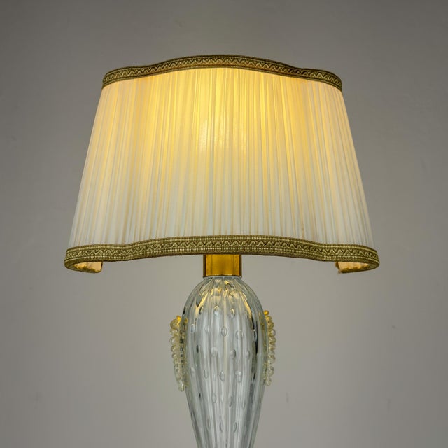 Murano Glass Table Lamp from Barovier and Toso, Italy, 1980s For Sale - Image 14 of 18