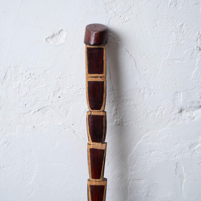 Wood Vernon Edwards Walking Stick, 1980s For Sale - Image 7 of 13