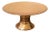 Hammered Copper Cake Stand Pedestal Dessert Tray Platter Farmhouse Decor For Sale