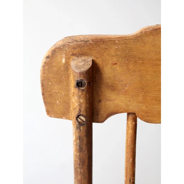 Early 20th Century Antique Painted Rocking Chair For Sale - Image 5 of 13