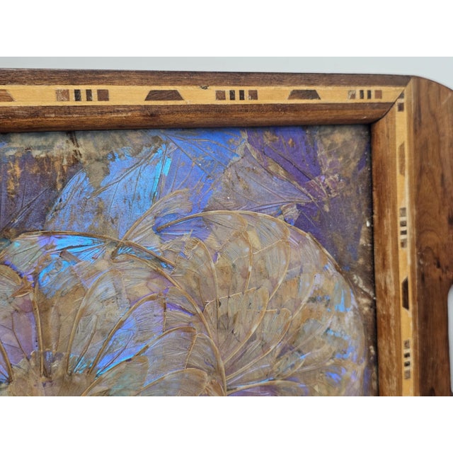 Wood Art Deco Wooden Tray, 1920s For Sale - Image 7 of 11