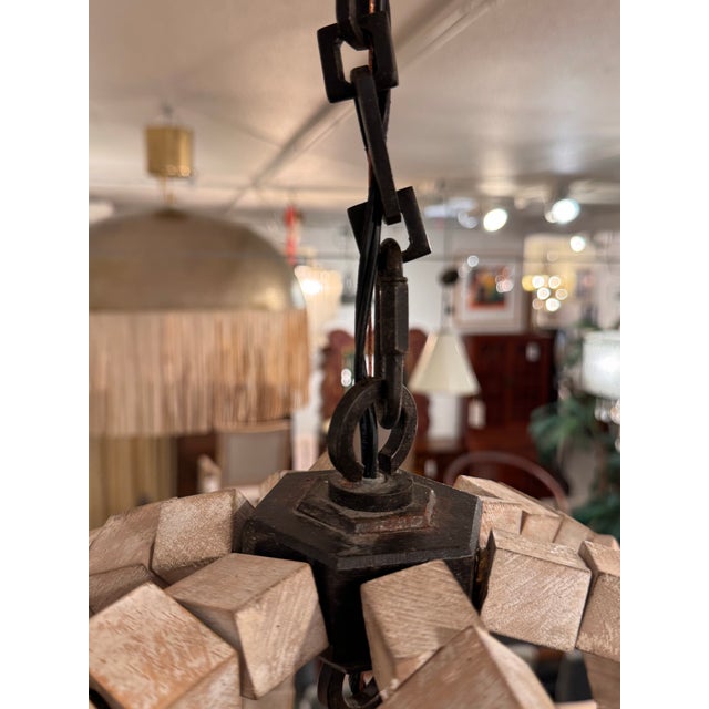 Anthem Wooden Orb Chandelier For Sale - Image 10 of 12