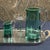 2020s Lagoon Glass Juice Pitcher- Azul, Green & Clear For Sale - Image 5 of 6