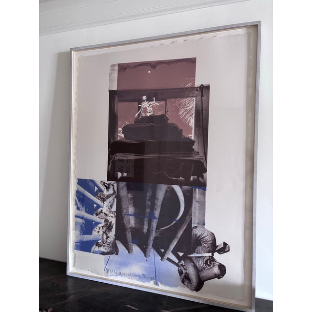 Robert Rauschenberg Rookery Mounds - Night Tork, 1979 Lithograph 10/50 For Sale - Image 9 of 10
