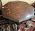 Brown 1930s Carved Inlaid Side Center Table For Sale - Image 8 of 10