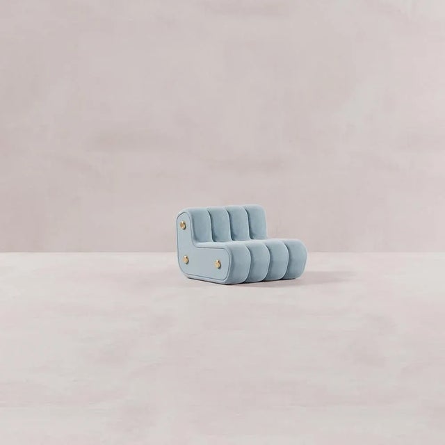 Metal Dakota Armchair by Porus Studio For Sale - Image 7 of 13