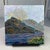 Mountain Majesty 6" X 6" Acrylic Painting, Sunrise, Lake and Wildflowers For Sale - Image 4 of 7
