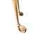 1960s Vintage Hollywood Regency Brass and Smoked Glass Bar Cart on Castors, 1960 For Sale - Image 5 of 6