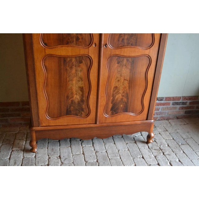 Biedermeier Mahogany Girls Cupboard, 1880s For Sale - Image 4 of 9