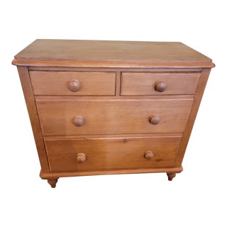 Antique Pine Two Over Two Drawers - Chest of Drawers - From England - Circa 1880 For Sale