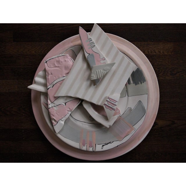 Vintage Gibson Studio Pottery Ceramic Wall Charger For Sale In Philadelphia - Image 6 of 6