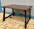 18th Century Refectory Spanish Table With Lyre Legs and Iron Stretcher For Sale - Image 4 of 10