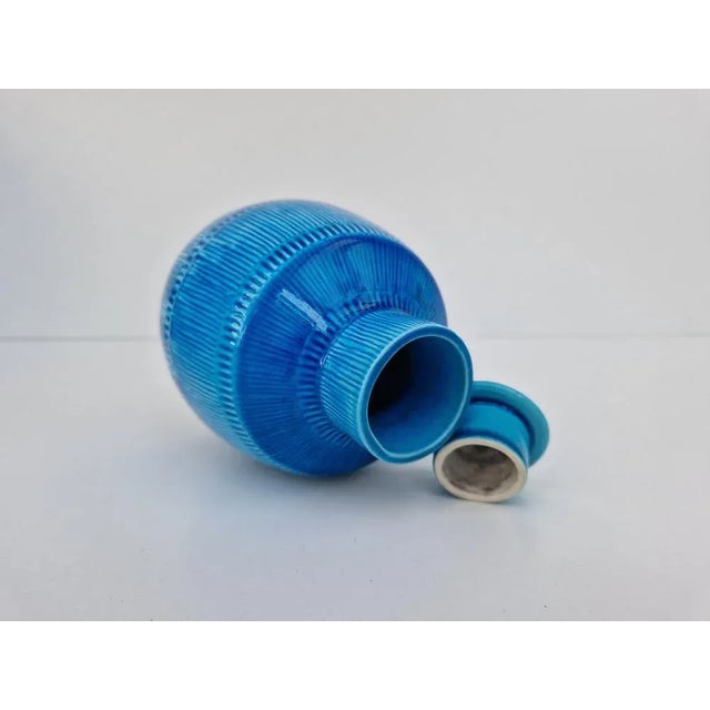 1950s Swedish Ceramic Lid Bottle by Hertha Bengtson, 1950s For Sale - Image 5 of 7