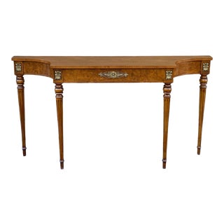 French Louis XVI Style Console Table by Fine Arts Furniture Grand Rapids For Sale
