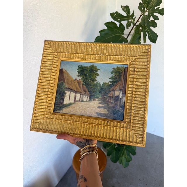 J. Poy, Small Oil Painting, 1890s, Oil on Canvas, Framed For Sale - Image 4 of 18