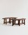 1960s Vintage Brutalist Curved Benches, 1960s, Set of 2 For Sale - Image 5 of 5