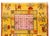 A beautiful early 20th century Central Asian Samarghand rug with an unusual geometric patterned central square medallion...