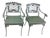 French Aluminum Side Chairs - A Pair For Sale