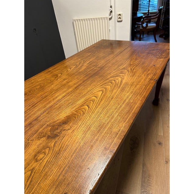 Colonial Farmhouse Table, 1890s For Sale - Image 5 of 13