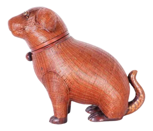 Chinese Wicker Puppy Box