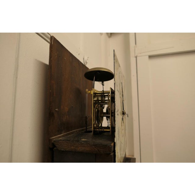 19th Century Welsh Country Oak Long Case Clock by Wm Jones of Llanfyllin For Sale - Image 10 of 16