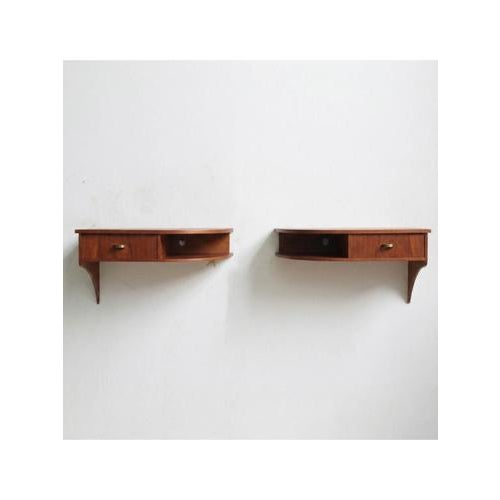 Hanging Bedside Tables, 1960s, Set of 2 For Sale - Image 11 of 11